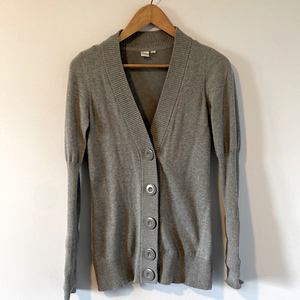 Twik Simons Gray Button Cardigan